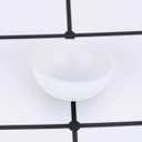 8 Pieces 26mm 1 Inch Halloween Eyes Scary Eyes Plastic Half Round Doll Eyeballs Halloween Horror Props for Halloween DIY Accessories