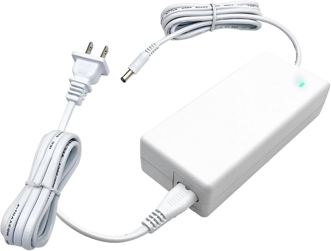 Power Cord Compatible with Cricut Maker 3 Cutting Machine 24VDC Power Replacement Cord Compatible with Cricut Maker 3 Power Adapter & Cord(White)