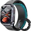 Blood Pressure Smart Watch (Answer/Dial Call), 2.01" Enlager HD Screen,One -Click SOS, Heart Rate/Blood Oxygen/Sleep Monitor, Multiple Movement Activity Tracker,Family Data Sharing