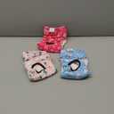 CuteBone Dog Diapers Female Washable Small Medium Large 3 Pack Reusable Doggie Diapers Puppy Period Pants for Doggy Heat Cycle Peeing D31M, M