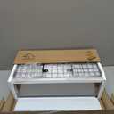 QEEIG Bathroom Floating Shelves for Wall - Shelf Over Toilet Paper Storage with Led and Leaves Farmhouse Decor Small 16 inch Set of 3, Brown (L019BN3)