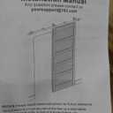 36x96 Inch White Sliding Barn Door Slab with 6.6ft Hardware Kit Included, 5-Panel, MDF Wood Panel Covered with Water-Proof Scratch-Proof PVC Surface, Simple DIY Assembly