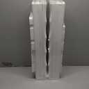 KINDLYF 52.76" Tall Narrow Bathroom Storage Cabinet with Doors and Adjustable Shelves Plastic Slim Bathroom Storage Organizers Small Space Saver for Laundry Room Dorm Kitchen Quick Assembly, White