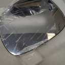 TOP-VIGOR 1-Pack Passenger Side Heated Mirror Glass Compatible with 2011 2012 2013 2014 BMW X3, Right Side View Convex Mirror with Backing Plate 51162991660