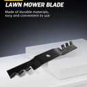OCPTY 48 inch Deck Mower Blades Fit for John Deere GT225, for Scotts S2048
