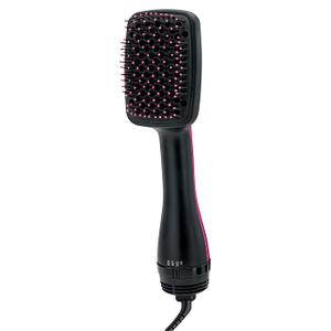 REVLON One-Step Straightening Brush Hair Dryer and Styler | Dries, Straightens and Detangles Hair, Ionic Technology Reduces Frizz for Sleek, Shiny Results, 3 Heat Settings