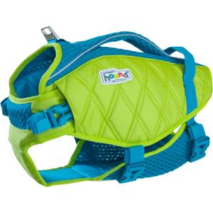 Outward Hound Standley Sport Dog Life Jacket, High-Performance Ripstop Dog Life Vest for Swimming, Boating, and Water Safety, XL, Green (X-Large (Chest Girth: 33"-44"))