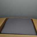 Outdoor Chair Cushions Set of 4 -Waterproof Outdoor Seat Cushions for Patio Furniture, Patio Chair Cushion with Handle and Ties, Square Out Door Chair Pads,19" x 19" x 3", Grey