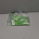 ASBEFORE Pencil Pouch for 3 Ring Binder - 3 Hole Zipper Pen Case Bag Holder Bulk Accessories Clear Window Aesthetic Organizer Pockets (Grass Green, 1)