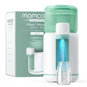 Momcozy Baby Bottle Warmer, Automatic Fast Water Dispenser for Making Formula Instantly with Night Light, 2-11Oz Options & 2.5L/84Oz Larger Capacity Detachable Tank, 4 Temperature Control