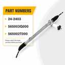 Jecoupoon Power Steering Rack and Pinion Compatible with Sonata 2011-2014