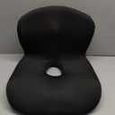 Seat Cushion, Office Chair Cushion, L-Shaped Ergonomic Car Seat Cushions, Memory Foam Chair Cushion, Lumbar Support Pillow for Wheelchair, Car, Home, Office, Desk, Black