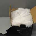 Blunique Ultra Soft Cozy Faux Fur Throw Blanket, Fuzzy Plush Thick Bubble Blanket, Luxury Fluffy Blanket for Couch, Sofa, Bedroom, and Living Room, 50x60 Inches, Cream White