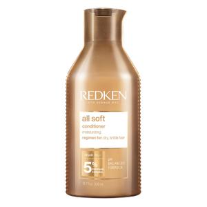 Redken All Soft Conditioner - Moisturizes & Hydrates Dry, Brittle Hair, Softens, Smooths & Adds Hair Shine, Conditioner & Detangler, 10.1 Fl Oz 