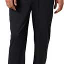 2 PCS Amazon Essentials Men's Cotton Knit Pajama Pant (Large, Black, Burgundy)
