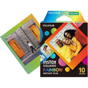 FUJIFILM Instax Square Rainbow Film - 10 Exposures
