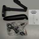 Dynooper Electric Milk Frother Handheld: Rechargeable 3 in 1 - LED Digital Display with 3 Speeds Portable Stainless Steel Drink Foam Mixer for Milk Coffee, Lattes - Starlight Black