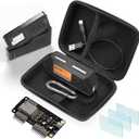 Wi-Fi Devboard for Flipper Zero, 5 in 1 Wi-Fi Devboard and Accessories Set for Flipper Zero Device (Black)