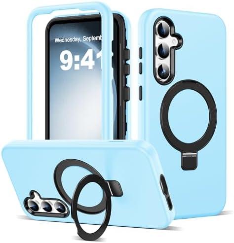 DuiDuiQ Designed for Samsung Galaxy S23 Plus Case 6.6" with Magnetic Ring Stand[Compatible with Mag-Safe][Military Grade Drop Protection][Build in Kickstand] S23 Plus Phone Case,Blue