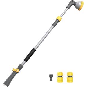 VOXON Watering Wand for Garden Hose, Adjustable 2943 Inch Watering Wand with 10 Spray Patterns & 180 Swivel Head, Thumb Flow Control, for Hanging Baskets, High Shrubs & Patio Plants