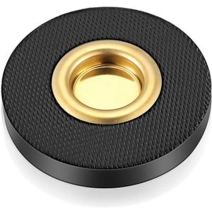 Facmogu Rock Stop for Cello, Cello Endpin Rest for Floor Protector String Instrument Accessory Christmas Gift, Rock Stop Endpin Stand Holder with Reinforced Brass Cup & Rubber Mat Anti-Slip Base