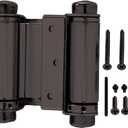 Everbilt 3 in. Oil-Rubbed Bronze Double-Action Spring Hinge