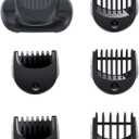 Beard Trimmer Attachment Fit for Br-aun Series 5, 6 and 7 Electric Razors 1/2/3/5/7mm, Replacement Shaver Guide Combs for 5018s, 5020s, 6075cc, 7071cc, 7075cc, 7085cc, 7020s, 5050cs, 6020s, 6072cc