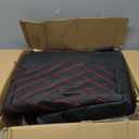 Wrangler Seat Covers 2007-2026 Front Pair, Waterproof Interior Sets with Lumbar Support Custom Fit for Jeep Wrangler JK JL 2/4 Door Unlimited Sahara/Sport/Rubicon X 392 Willys, Black Red