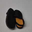 SOSOWHLTE Men's and Women's Arch Support Clogs Garden Shoes Slip-on Outdoor Beach Slippers with Removable Cushion Insole (14-15 Wide Women/12-13 Wide Men, Black and Gold)