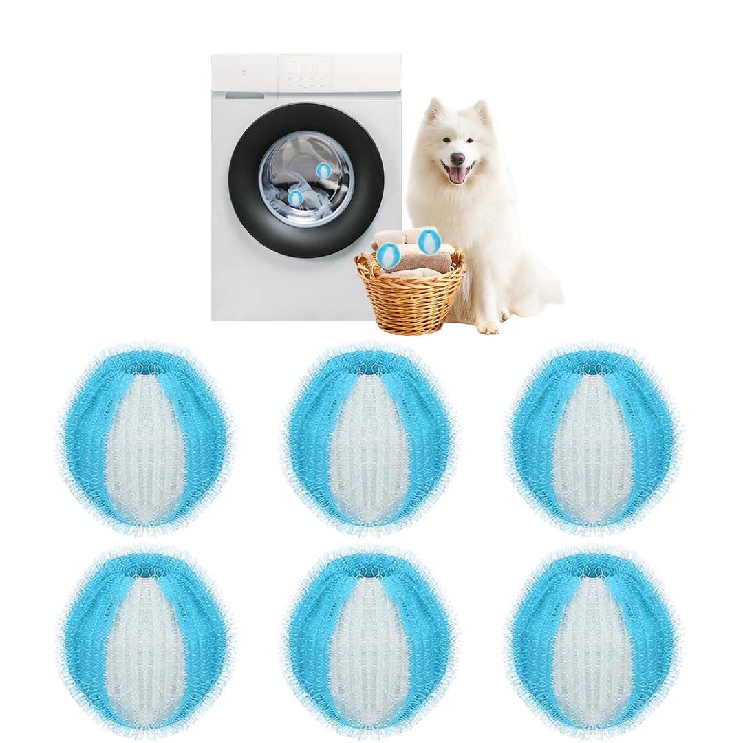 Reusable Dog & Cat Hair Catcher for Washer & Dryer – Effective Remover for Clothes & Bedding