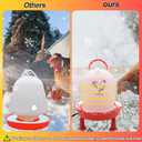 3L Heated Chicken Waterer for Winter Chicken Water Heater