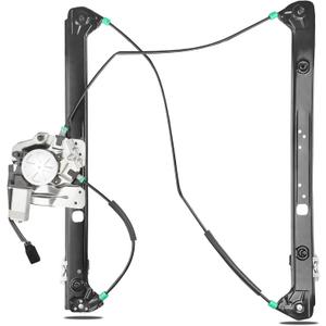 Front Passenger Side Power Window Regulator with Motor Replacement for BMW X5 E53 Sport Utility 2000 2001 2002 2003 2004 2005 2006, Right, 741-489