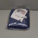 YIHOUSE Memory Foam Bath Mat Cobblestone Bathroom Rugs Super Water Absorbent Bath Mats for Bathroom Machine Washable Bath Rugs(17x24,Dark Blue)