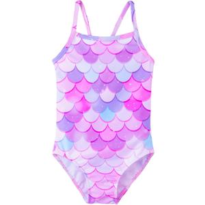 Girls Swimsuit One Piece Bathing Suit Quick Dry Summer Beach | Swimwear,Sleeveless,Pool Party,Water Activities,Comfortable Fit,Adorable Design,Toddler,Sun Protection