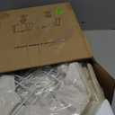 Set of 2 Rustic Table Lamps for Living Room Bedroom, Farmhouse Vintage Nightstand Lamp with 2 USB Ports, Hollow Out Resin Lamp for End Table with Nightlight, Bulbs Included (Wash White)