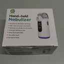 Hand-held Nebulizer for Respiratory System, Portable Nebulizer with Self-Clean Mode, Rechargeable Nebulizer for Home Office Travel (Purple)