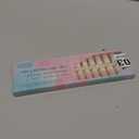 Misssix Ombre Gel Nail Tips, 150Pcs White Gradient Press on Nails Long Square, No Need to File Tips Pre-lasting, Fake Nails for Nail Art DIY 15 Sizes