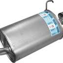 Walker Quiet-Flow SS 53645 Direct Fit Exhaust Muffler Assembly 1.75" Inlet (OD) 5.875" Outlet (OD) for Acura MDX