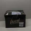 Westt Motorcycle Helmets Full Face Helmets - Street Bike Helmet with Dual Visor DOT Approved for Men Women Adults Compact Lightweight Storm X Grey Black White (White, L (23.23-23.62 in))