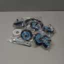 Upgraded Dryer Repair Kit Compatible with Samsung Dryer Roller Replacement Kit, for DC9716782A Dryer Roller, DC9300634A Idler Pulley, 6602001655 Belt (6 Roller White Spacer)