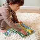 Big Discoveries Wooden Puzzle - Animal Wood Puzzles for Toddlers 2+ Years Old | Montessori Learning Puzzles for Kids - Great for Preschool Aged Boys and Girls (Safari Animals)