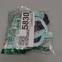 HEELE Dog Muzzle,Soft Nylon Muzzle Anti Biting Barking Chewing,Air Mesh Breathable Drinkable Adjustable Loop Pets Muzzle for Small Medium Large Dogs 4 Colors 4 Sizes (P-Cyan Flower, M)