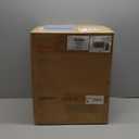 VINLUZ Large Outdoor Indoor Pendant Light 4-Light, Classic Black Finish Metal Chandelier Outside Hanging Fixture Ceiling Mount with Clear Glass Shade for Front Porch Entrance Foyer