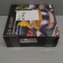 LOLYKITCH 11 Inch Tri-Ply Stainless Steel Saut Pan with Lid,3.5 QT Everyday Pan,Kadhai,Induction Cooking Pan,Dishwasher and Oven Safe.