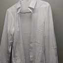 Tapata Women's Classic Button-Down Blouse Formal Work Dress Fitted Shirts Collared Long Sleeve Business Top, Size: S