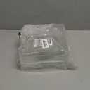 Versatile 2 Pcs Organizer Tray, Clear Acrylic Rectangular Napkin Holder, Facial Tissue Dispenser Box, for Office, Vanity, Bathroom, Night Stand, Dresser, 20x20inch