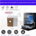 Replacement Accessories Kits For laresar l6 Nex: 14Pack | 14Pack parts 2 Main Brush 4 Side Brush 3 Filter 2 Mop Pad 3 Dust Bag