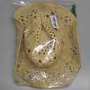 Straw Cowboy Hat Cowgirl Straw Hats Shapeable Wide Brim Staw Beach Sun Hat