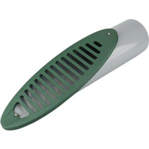 4 Inch Green Angled Drain Grating Yard Drain, Yard Drainage Pipe,Grating Drain Compatible with 4-inch Connection,Yard Drainage Emitter for Downspout Extension (4 Inch Green Angled Drain)