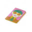 2 x Olimpia Zagnoli Yellow Small Sewn Lined Notebook